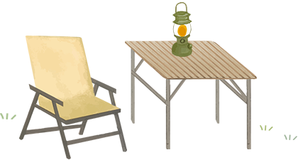 Chair Table lantern