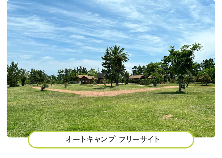オートキャンプフリーサイト